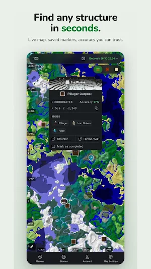 Seed Map & Ore Finder Screenshot 2