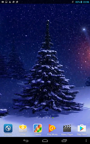 Christmas Tree Video Wallpaper Screenshot 2