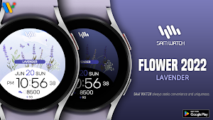 SamWatch Flower 2022 Lavender Screenshot 0