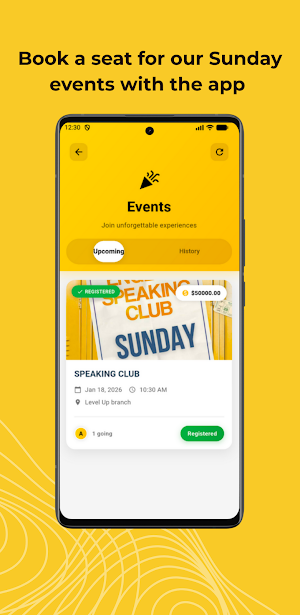 LEVEL-UP STUDENT APP Screenshot 1