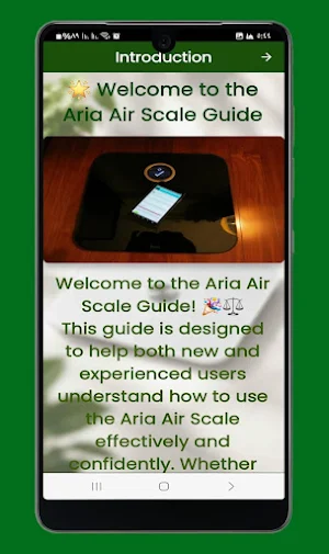 Aria Air Scale Guide Screenshot 2