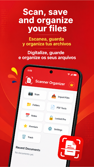 Scanner & Organizer Screenshot 0