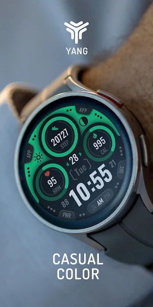 Casual colors Watch Face Screenshot 0