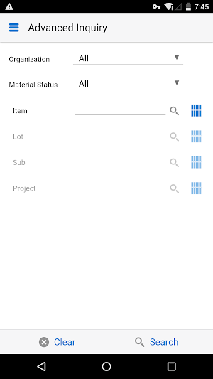 Inventory for EBS Screenshot 1
