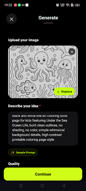 AI Coloring Book Generator Screenshot 3
