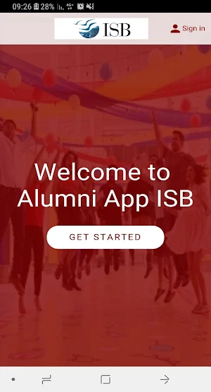 ISB Alumni App Screenshot 0