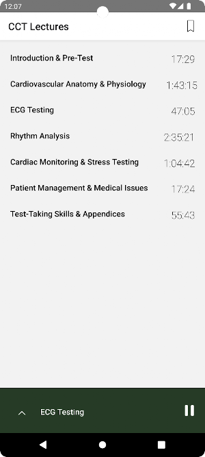 CCT Lectures Screenshot 1