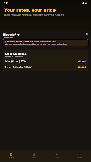 ElectricPro: Estimates Screenshot 1