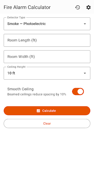 Fire Alarm Calculator NFPA 72 Screenshot 0