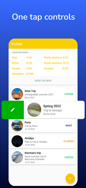 Visited Places : Been Map Screenshot 3