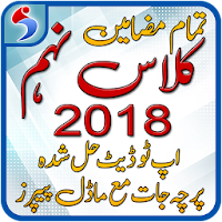 9th Class Past Solved Papers 2018