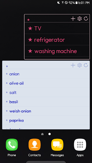 Todo - Beautiful and Simple Checklist Widget Screenshot 2
