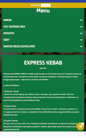 Express Kebab Ostróda Screenshot 2