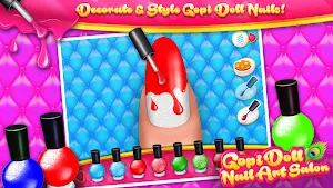 Gopi Doll - Fashion Nail Art Salon Screenshot 3