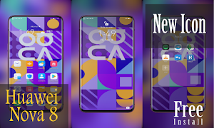 Theme for Huawei Nova 8 Launch Screenshot 3