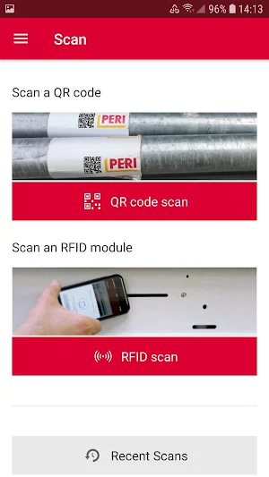 PERI Material Scan Screenshot 0
