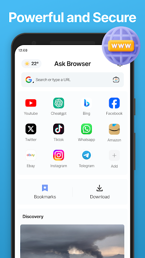Ask Browser-Smarter & Private Screenshot 0
