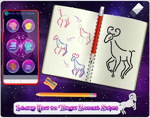 Learn to draw Zodiac symbols Screenshot 0