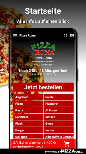 Pizza Roma Mörlenbach Screenshot 1