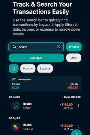 Pennie -Track Expense & Budget Screenshot 0