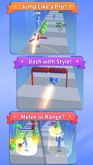 Level Up Run: Stickman Runner Screenshot 2