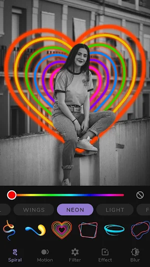 Neon Photo Effect Editor Screenshot 2