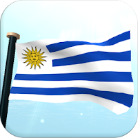 Uruguay Flag 3D Live Wallpaper