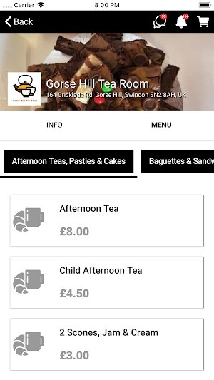 Gorse Hill Tea Rooms Screenshot 1