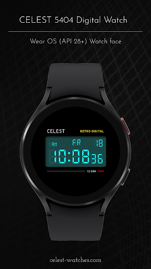 CELEST5404 Retro Digital Watch Screenshot 0