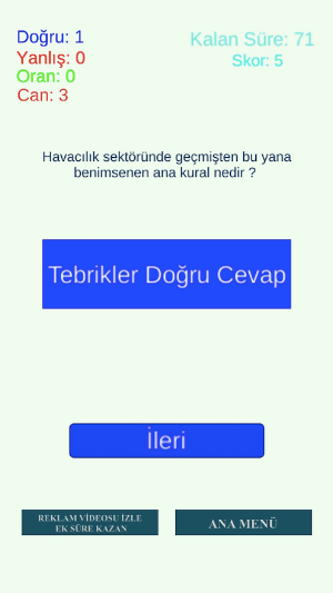 Havacılık Testi Screenshot 1