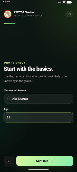 AWDTSG Checker Screenshot 1