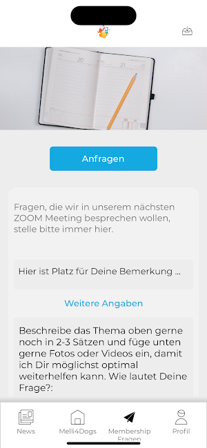 Melli4Dogs App Screenshot 3