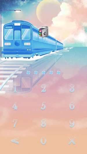 AppLock Live Theme Train – Paid Theme Screenshot 1