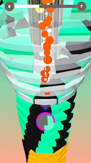 Ladybug Jump & Breaks-Ladybug Spiral Stack Breaker Screenshot 3