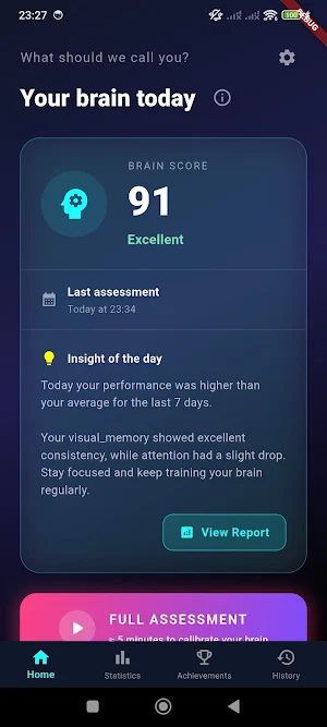 Brain Training: NeuroLab Screenshot 1