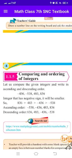 Math 7th SNC Textbook Screenshot 2