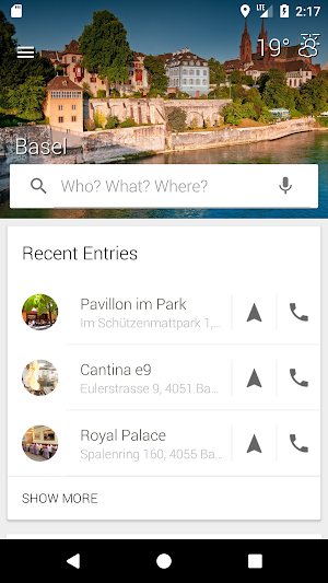 Swiss Phone Book Screenshot 1
