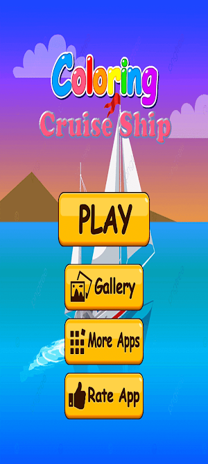 Cruise Ship Coloring Screenshot 1