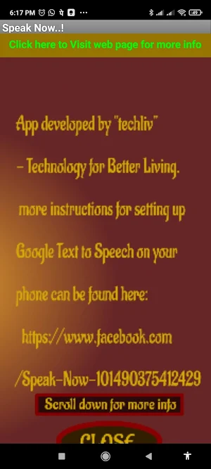 SpeakNow Screenshot 1