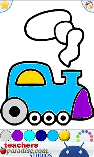 Kids Finger Painting Coloring Screenshot 1