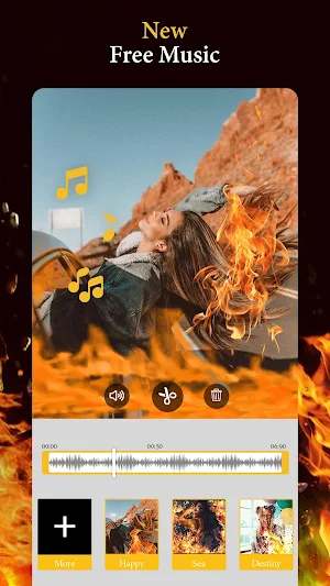 Fire Effect video editor Screenshot 2