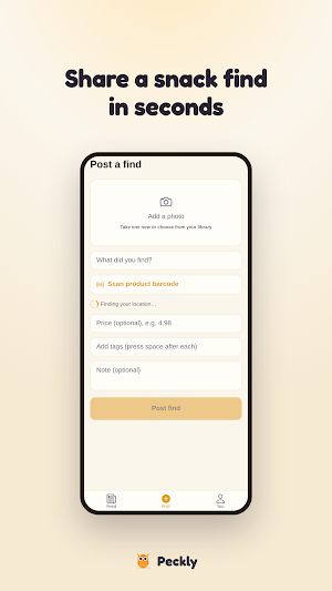 Peckly: snack & grocery finds Screenshot 1