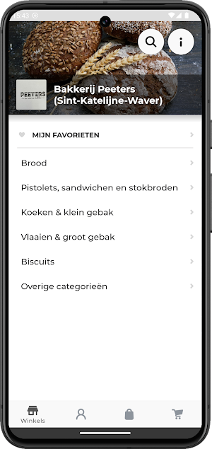 Bakkerij Peeters Screenshot 0