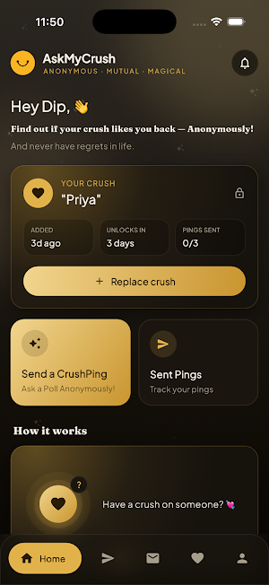 AskMyCrush : Ask Anonymously Screenshot 3