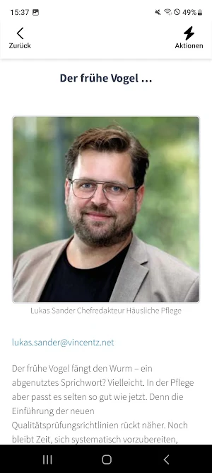 Häusliche Pflege Screenshot 2