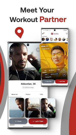 Fansfits - Fitness Dating App Screenshot 1