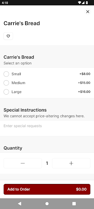 Mancino's Pizzas and Grinders Screenshot 2