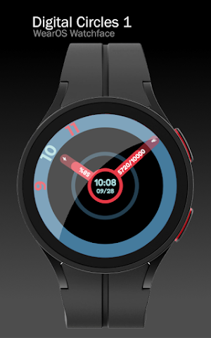 Digital Circles 1: Wear OS Screenshot 0