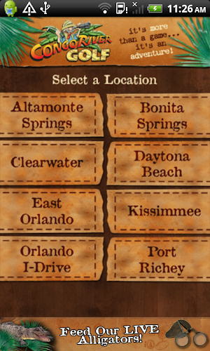 Congo River Golf Scorecard App Screenshot 1
