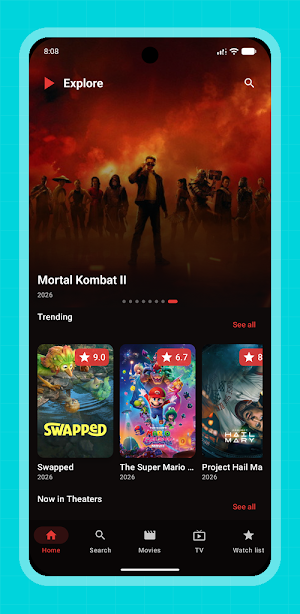 WatchHub TV: Movies & Shows Screenshot 0